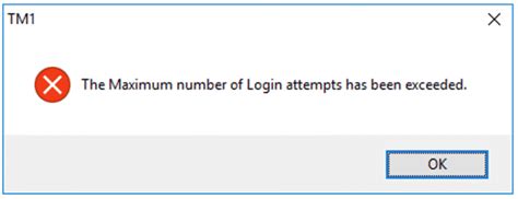 max login attempts allowed